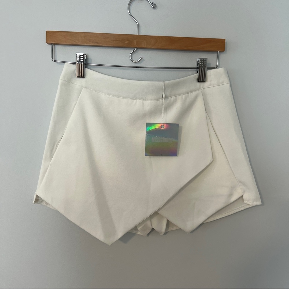 White missguided skort